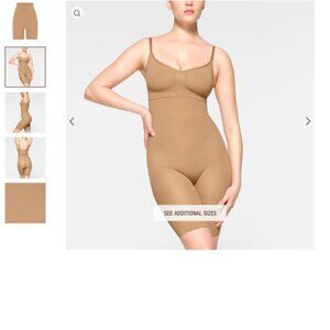 SKIMS Nude SEAMLESS SCULPT HIGH-WAISTED ABOVE THE KNEE SHORT Size xxs/xsmall